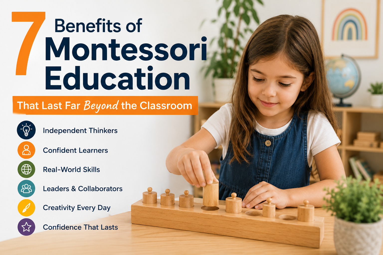 7 Benefits of Montessori Education That Last Far Beyond the Classroom